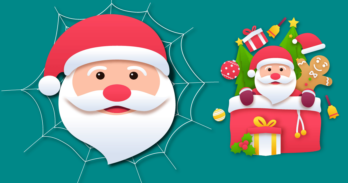 Image Spider Santa Claus